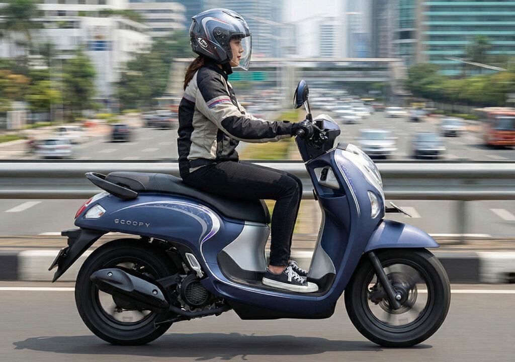 Berikut Jenis Perjalanan yang Cocok Banget Dengan Karakter Motor Honda Scoopy