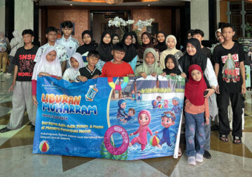 Menara Peninsula Hotel Ajak Anak Yatim dan Piatu Nikmati Liburan Muharram Penuh Keceriaan